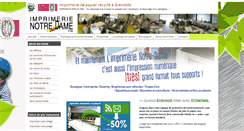 Desktop Screenshot of imprimerienotredame.com